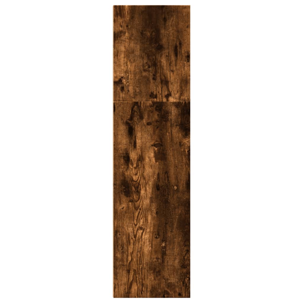 Bibliothèque chêne fumé 40x30x114 cm bois d'ingénierie - XIOS