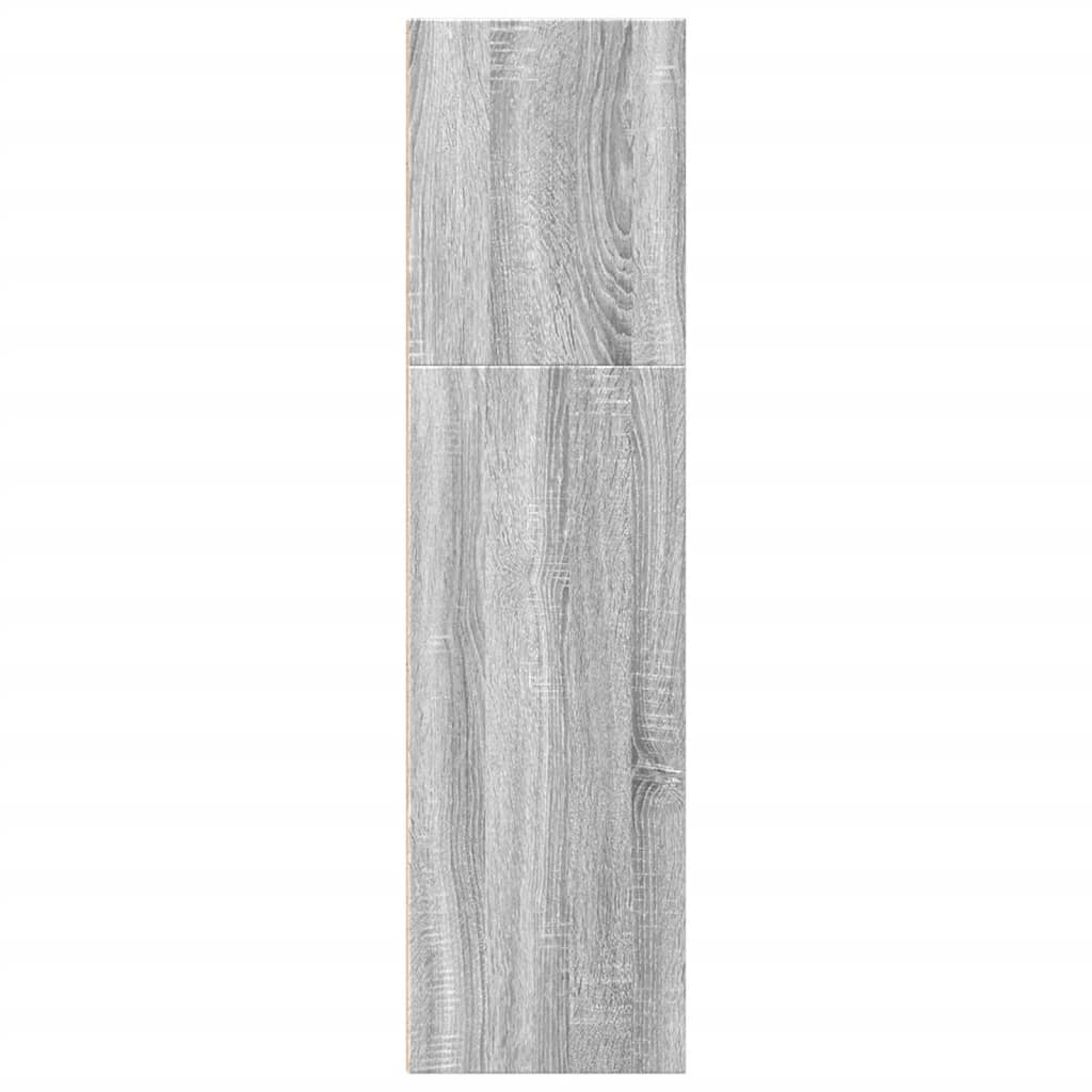 Bibliothèque sonoma gris 40x30x114 cm bois d'ingénierie - XIOS