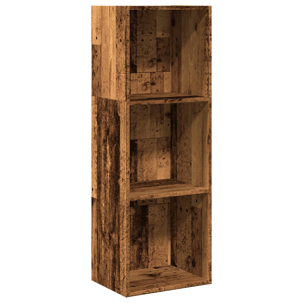 Bibliothèque vieux bois 40x30x114 cm bois d'ingénierie - XIOS