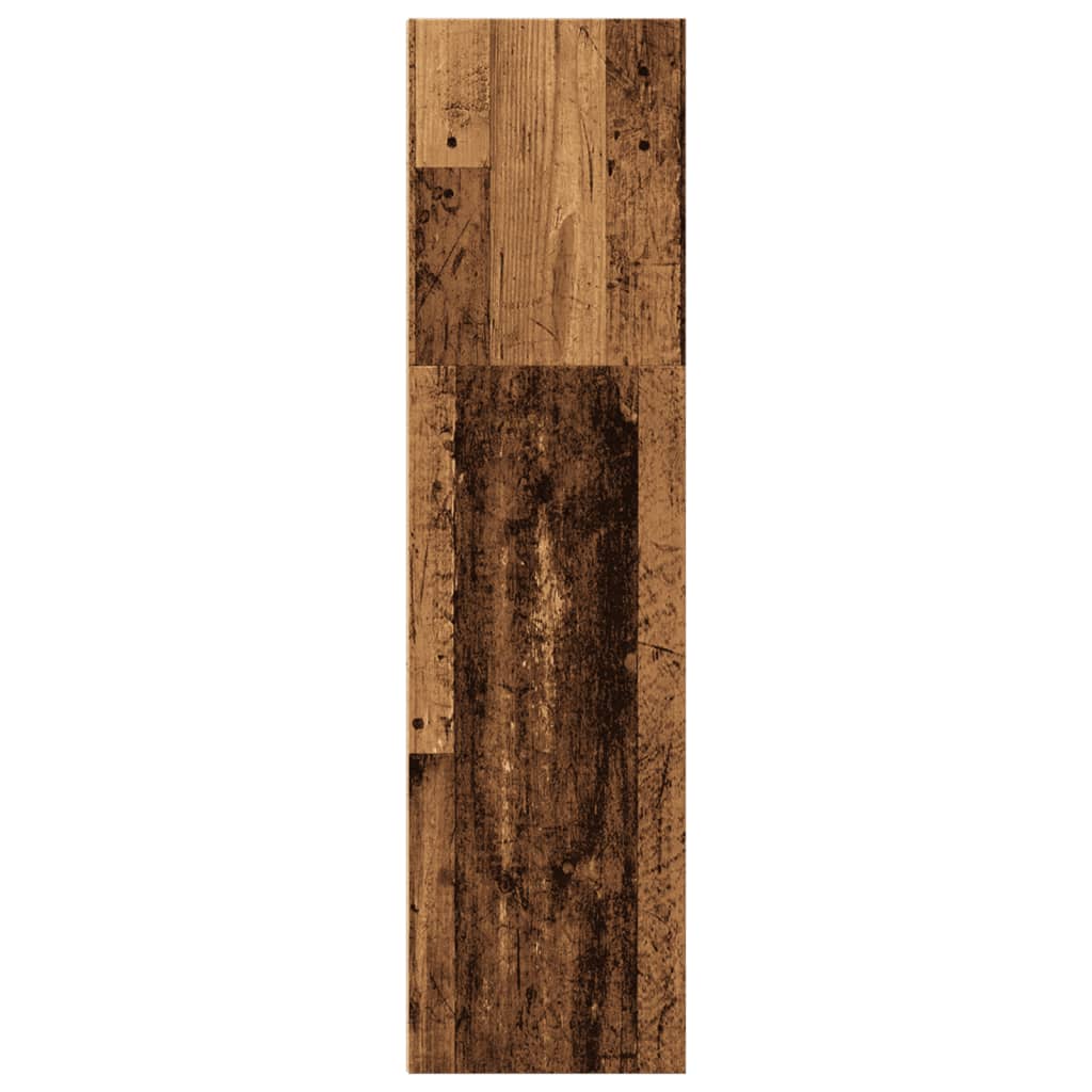 Bibliothèque vieux bois 40x30x114 cm bois d'ingénierie - XIOS