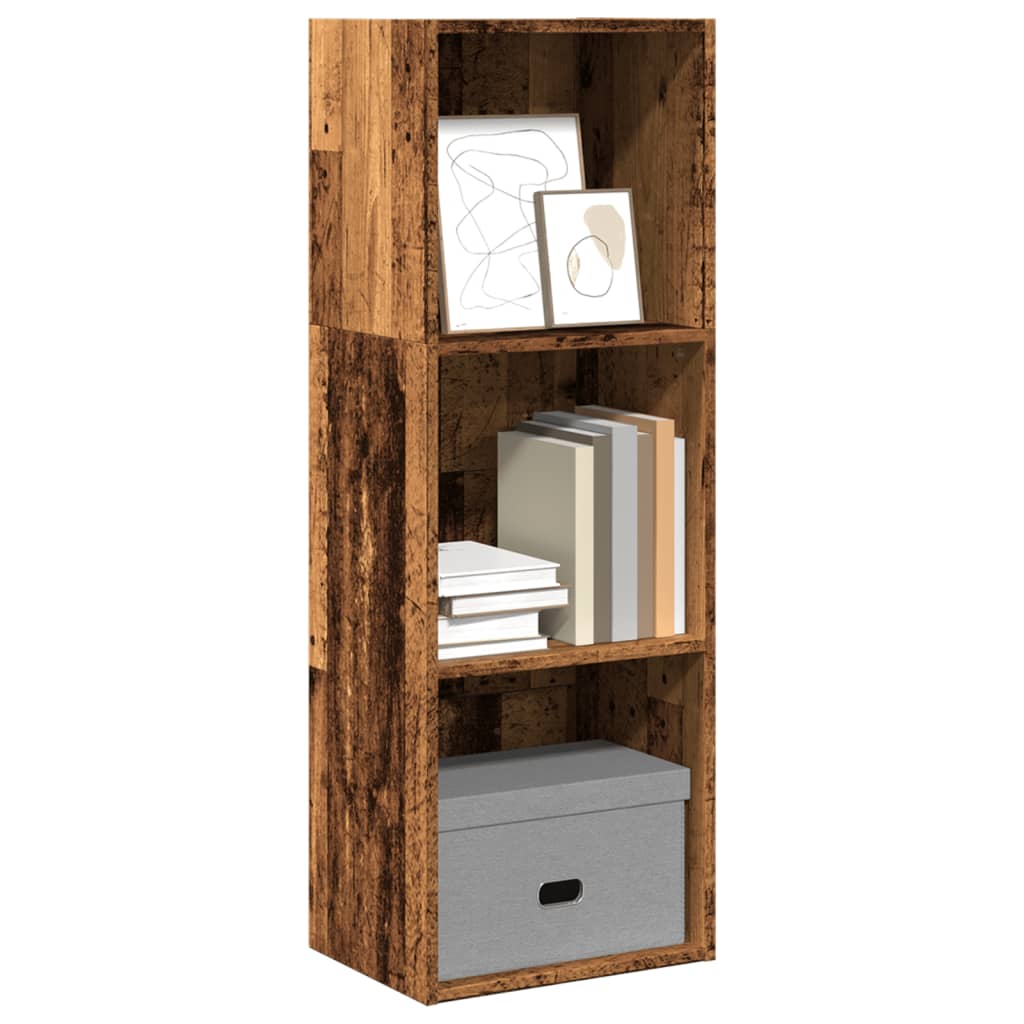 Bibliothèque vieux bois 40x30x114 cm bois d'ingénierie - XIOS