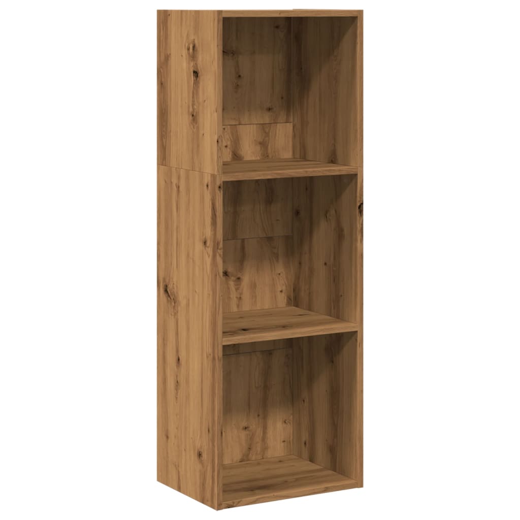Bibliothèque chêne artisanal 40x30x114 cm bois d'ingénierie - XIOS