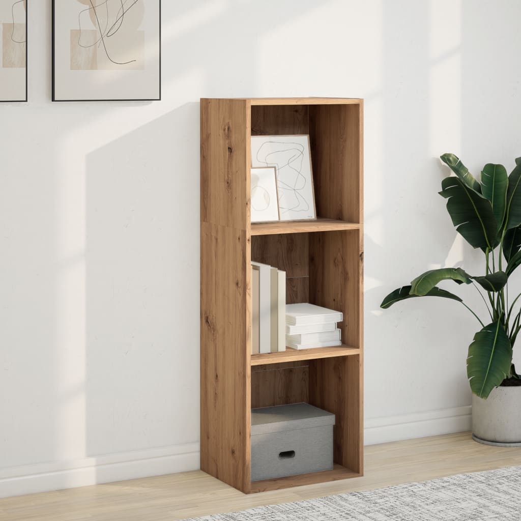 Bibliothèque chêne artisanal 40x30x114 cm bois d'ingénierie - XIOS