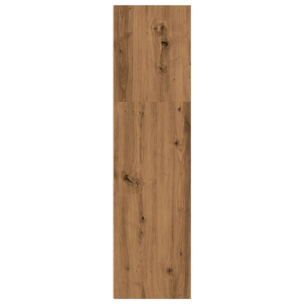 Bibliothèque chêne artisanal 40x30x114 cm bois d'ingénierie - XIOS