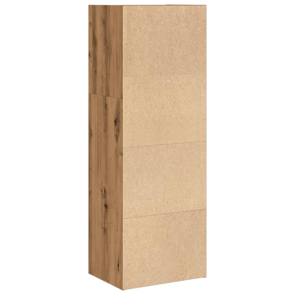 Bibliothèque chêne artisanal 40x30x114 cm bois d'ingénierie - XIOS