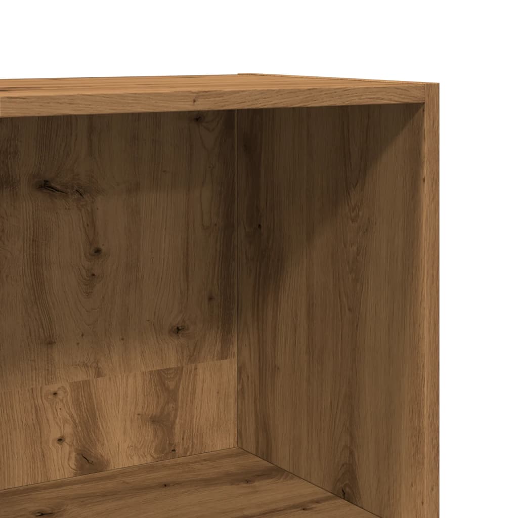 Bibliothèque chêne artisanal 40x30x114 cm bois d'ingénierie - XIOS