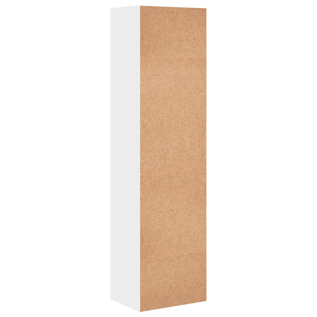 Bibliothèque blanc 40x30x152 cm bois d'ingénierie - XIOS