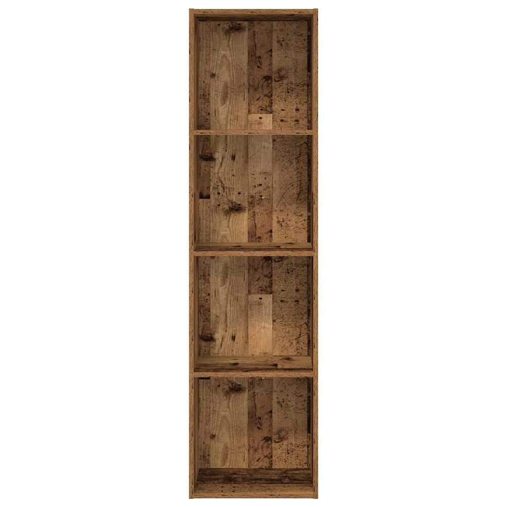 Bibliothèque vieux bois 40x30x152 cm bois d'ingénierie - XIOS