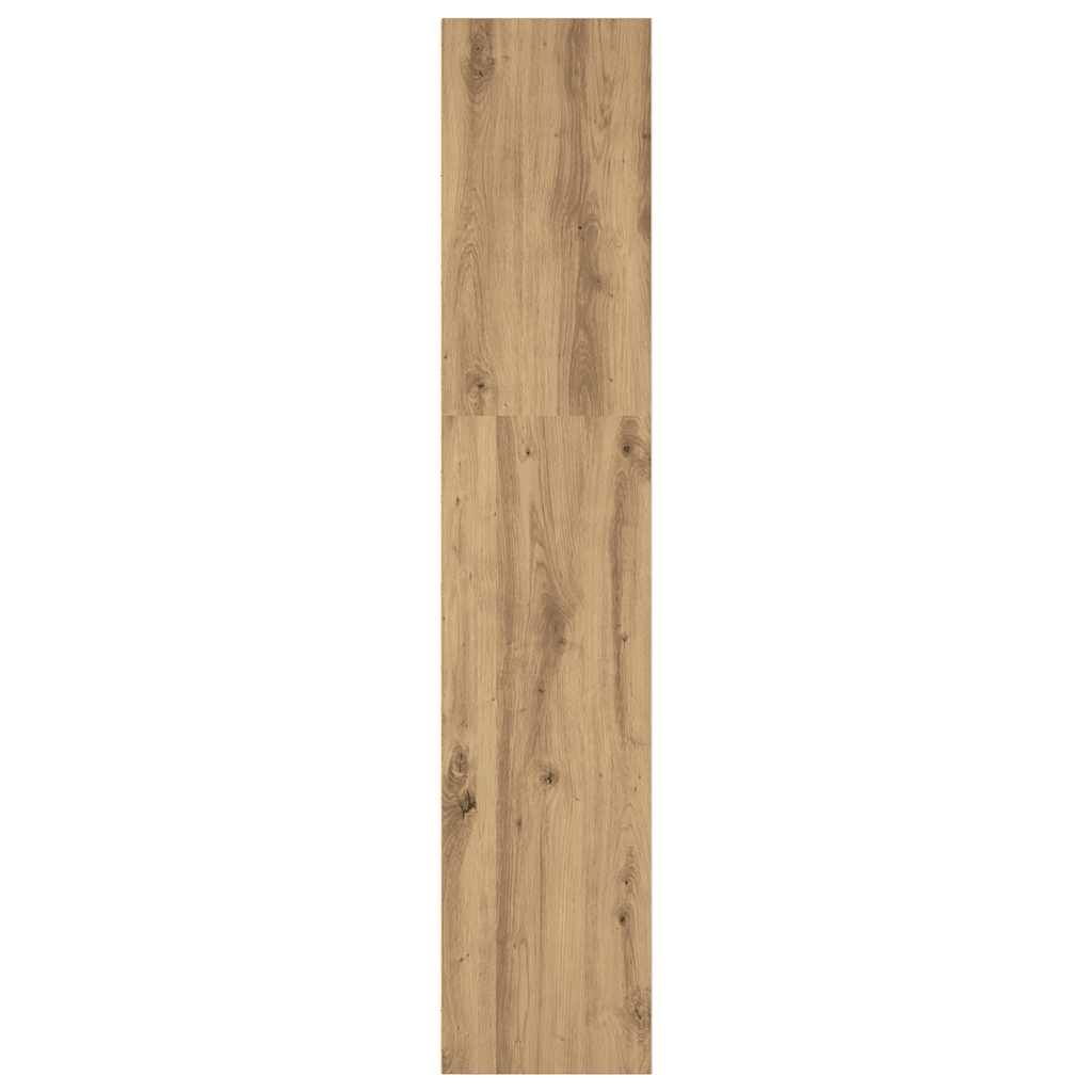 Bibliothèque chêne artisanal 40x30x152 cm bois d'ingénierie - XIOS