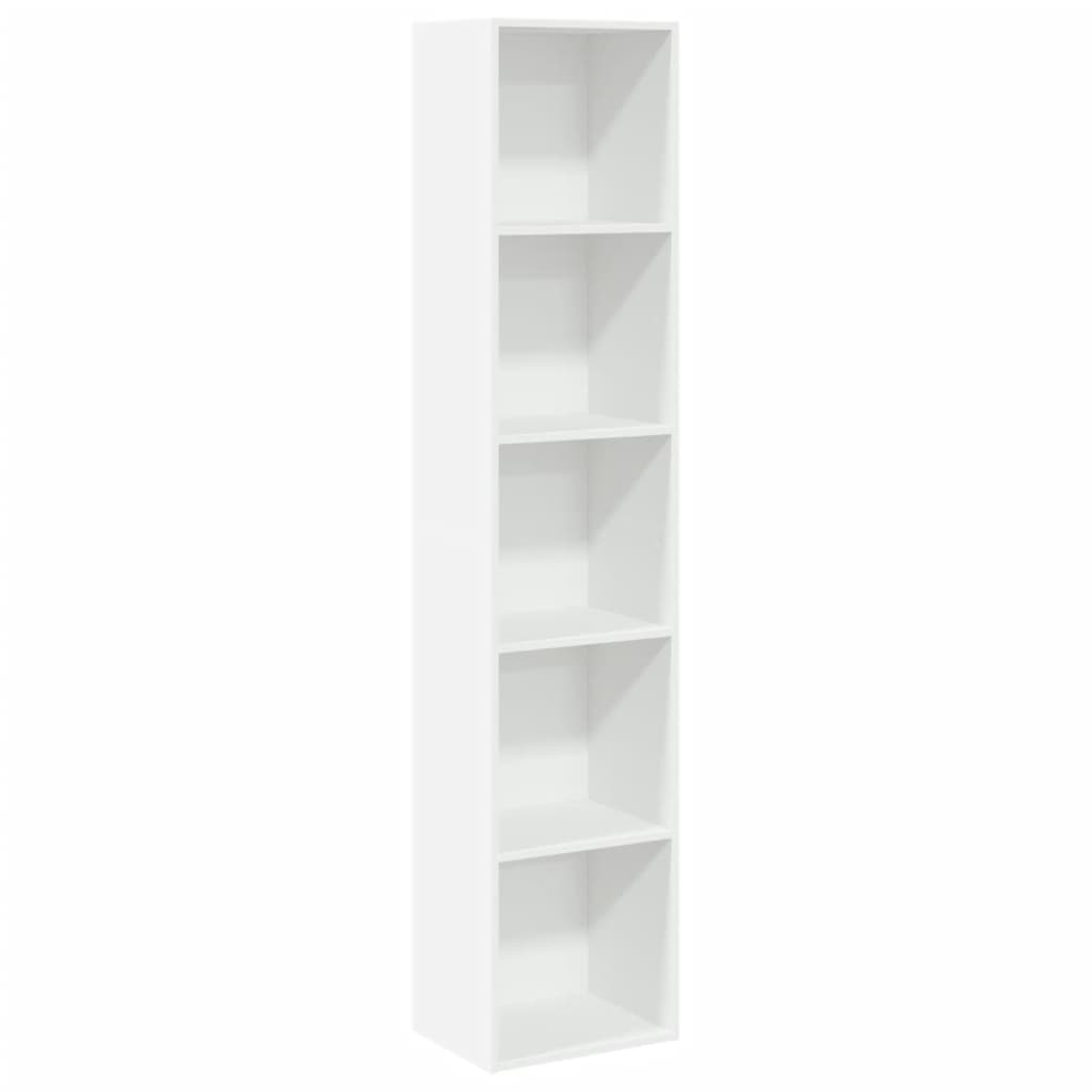 Bibliothèque blanc 40x30x189 cm bois d'ingénierie - XIOS