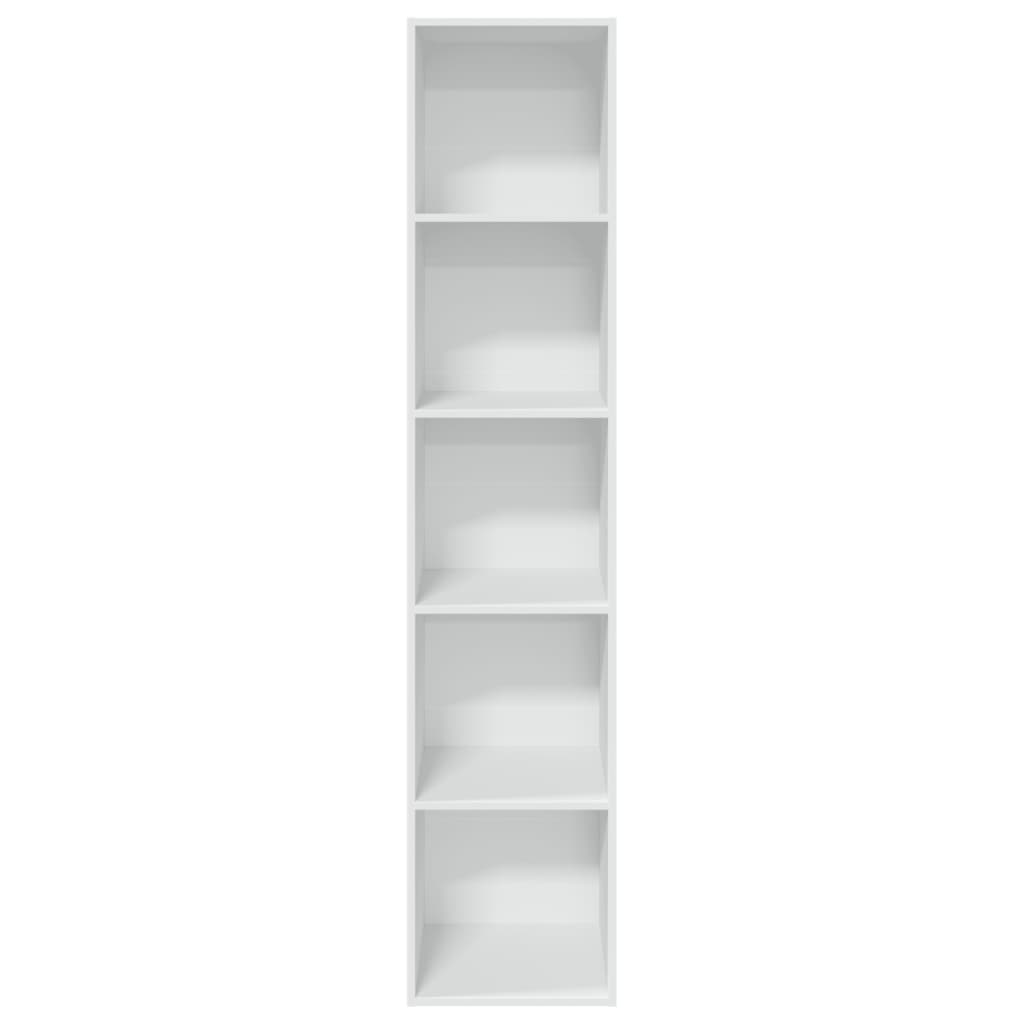Bibliothèque blanc 40x30x189 cm bois d'ingénierie - XIOS