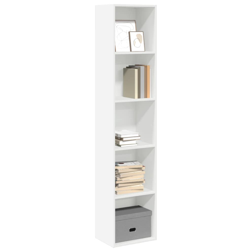 Bibliothèque blanc 40x30x189 cm bois d'ingénierie - XIOS