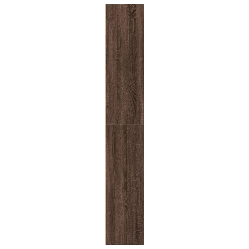 Bibliothèque chêne marron 40x30x189 cm bois d'ingénierie - XIOS