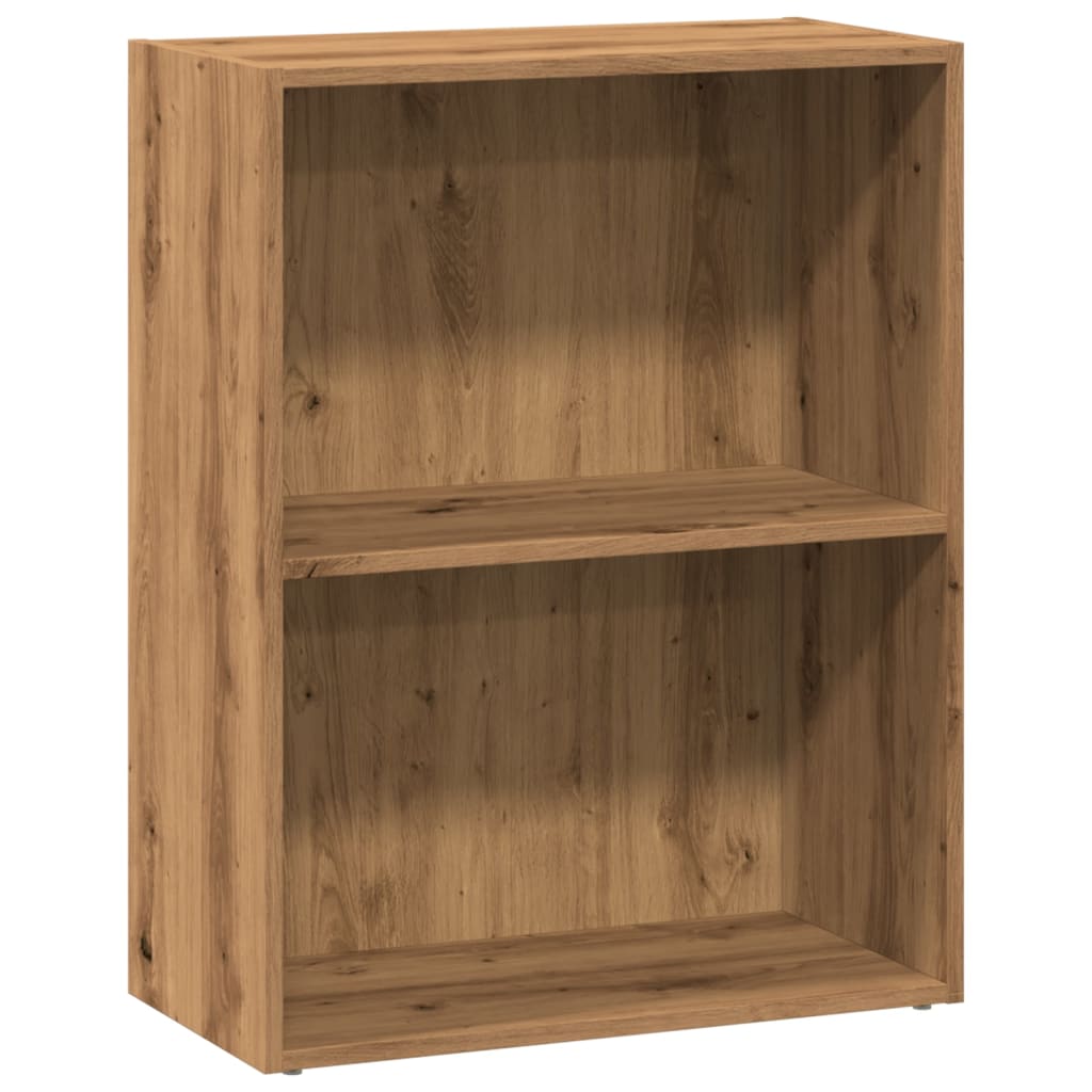Bibliothèque chêne artisanal 60x30x77 cm bois d'ingénierie - XIOS