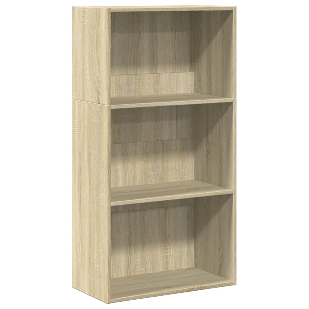 Bibliothèque chêne sonoma 60x30x114 cm bois d'ingénierie - XIOS
