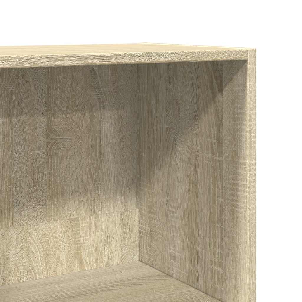 Bibliothèque chêne sonoma 60x30x114 cm bois d'ingénierie - XIOS
