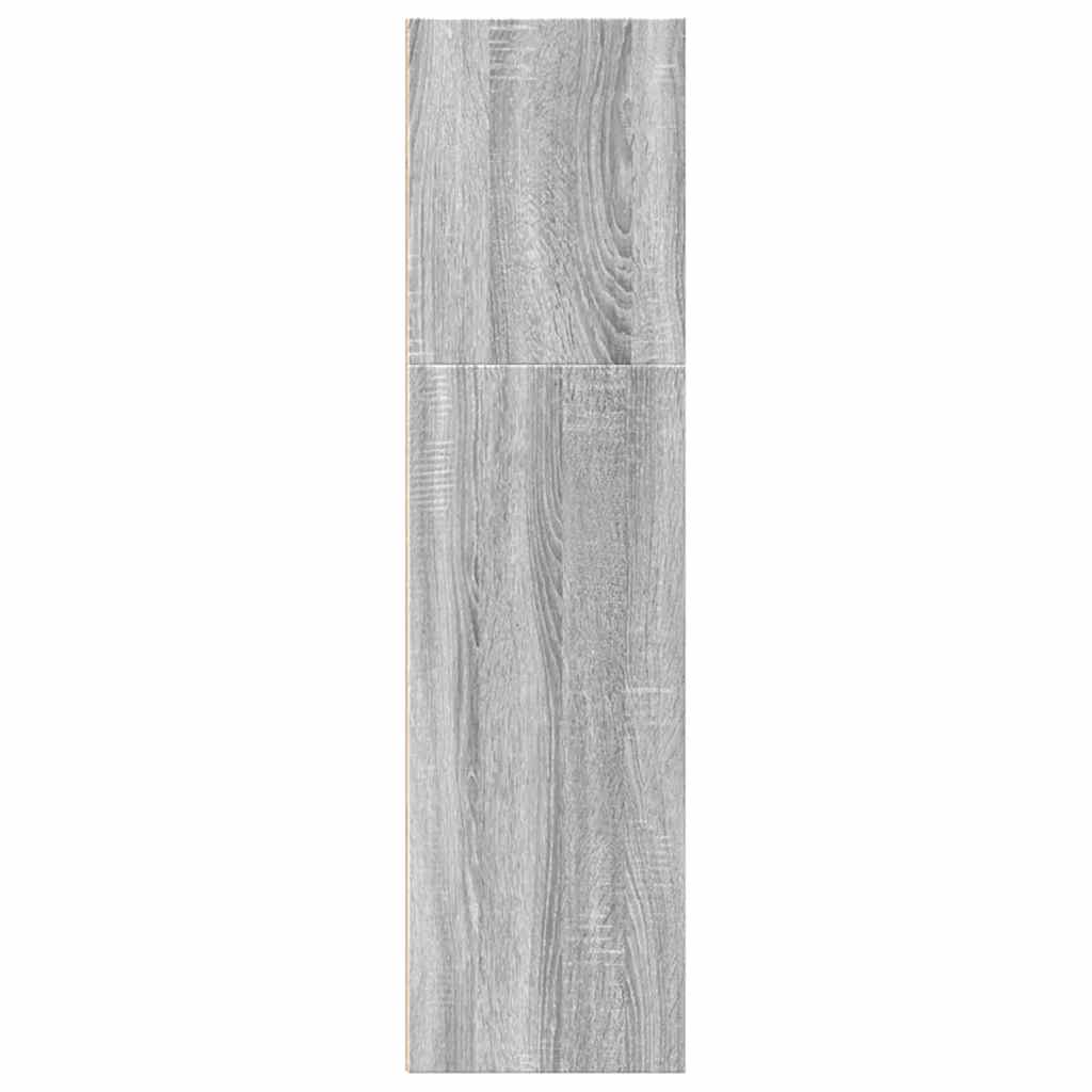 Bibliothèque sonoma gris 60x30x114 cm bois d'ingénierie - XIOS