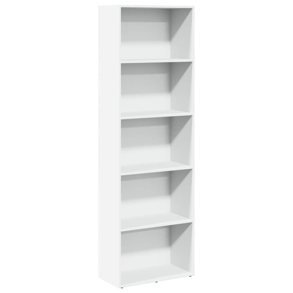 Bibliothèque blanc 60x30x189 cm bois d'ingénierie - XIOS