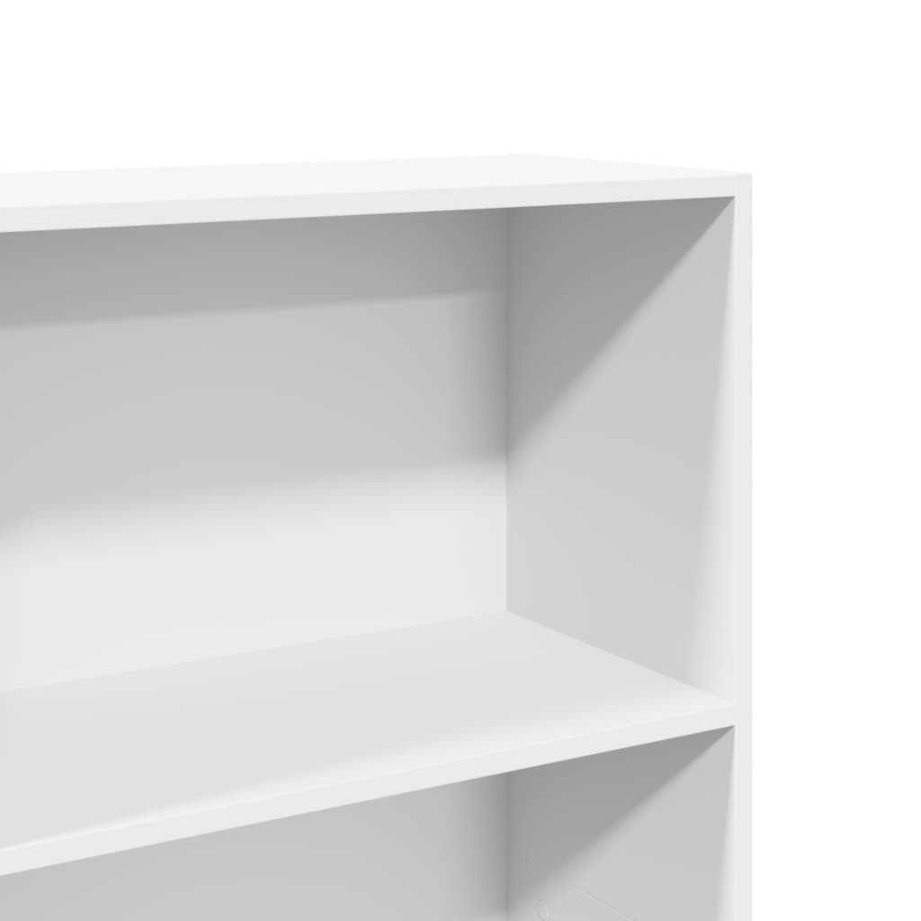 Bibliothèque blanc 60x30x189 cm bois d'ingénierie - XIOS