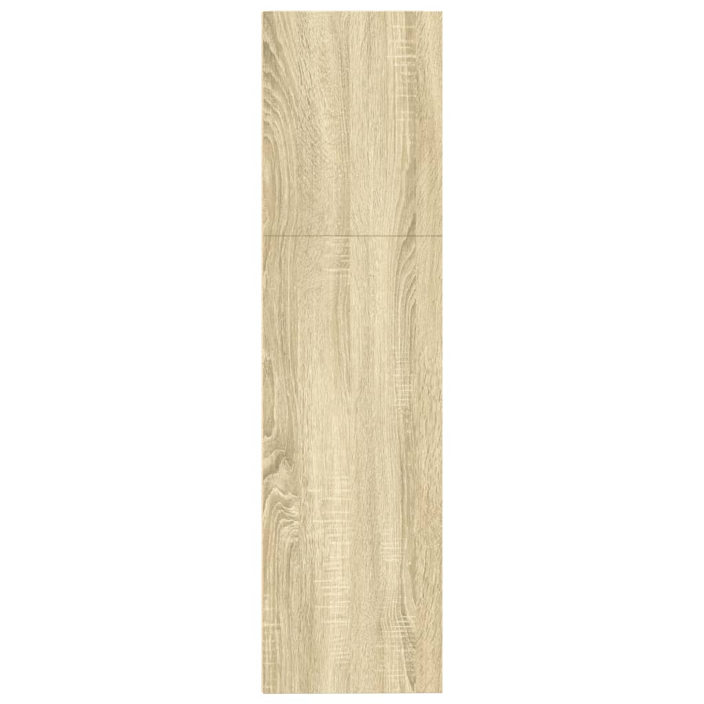 Bibliothèque chêne sonoma 80x30x114 cm bois d'ingénierie - XIOS