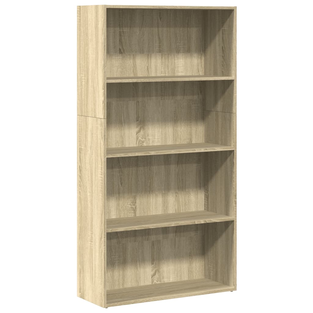 Bibliothèque chêne sonoma 80x30x152 cm bois d'ingénierie - XIOS