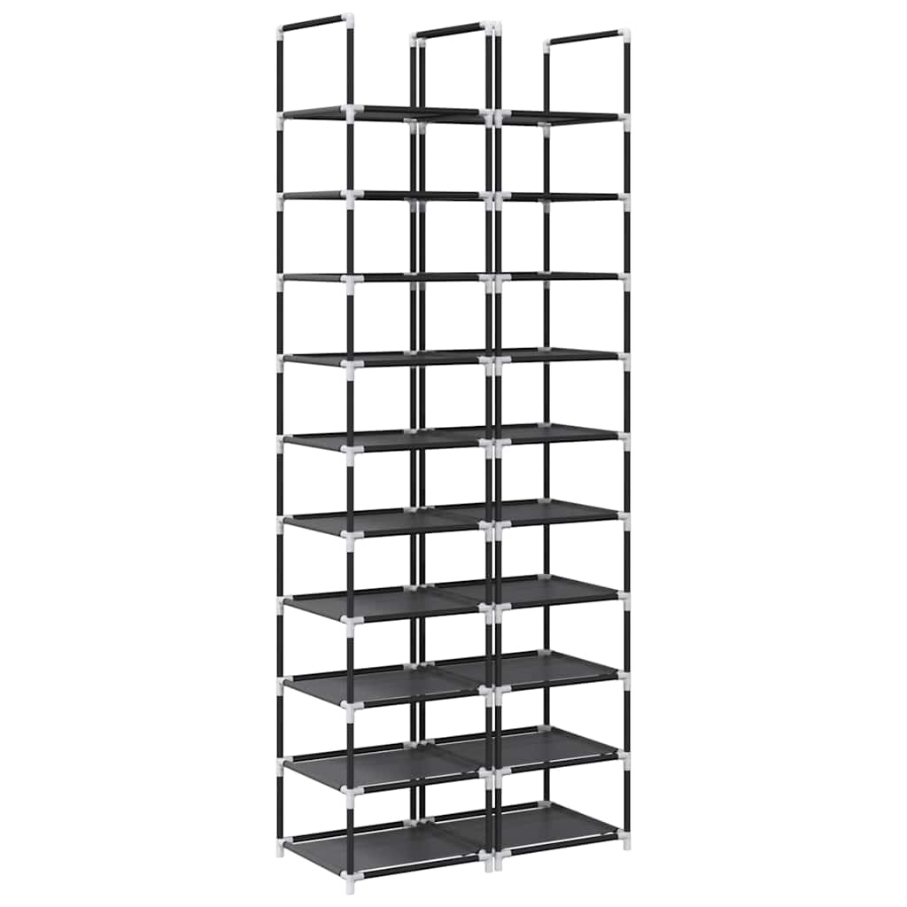 Étagères chaussures 2 pcs 10niveaux 33x33x174cm tissu non-tissé - XIOS