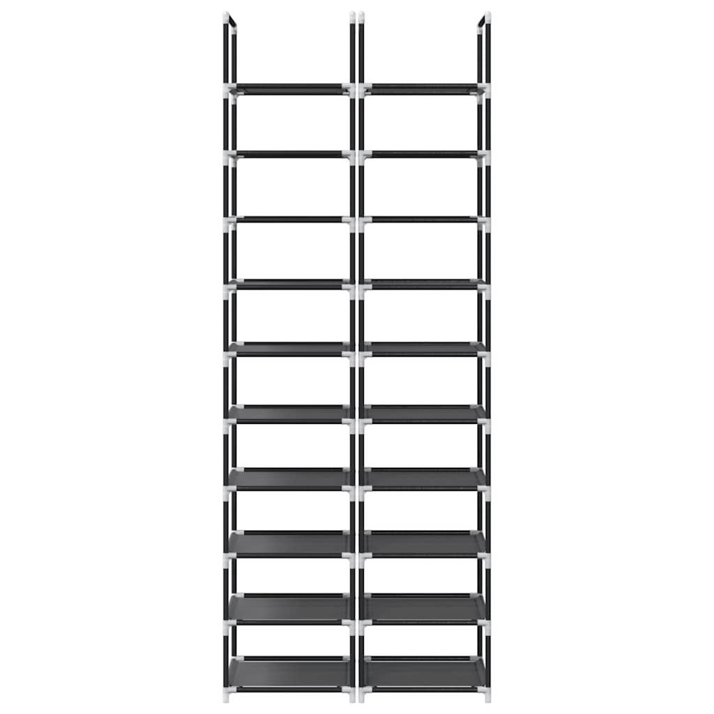 Étagères chaussures 2 pcs 10niveaux 33x33x174cm tissu non-tissé - XIOS