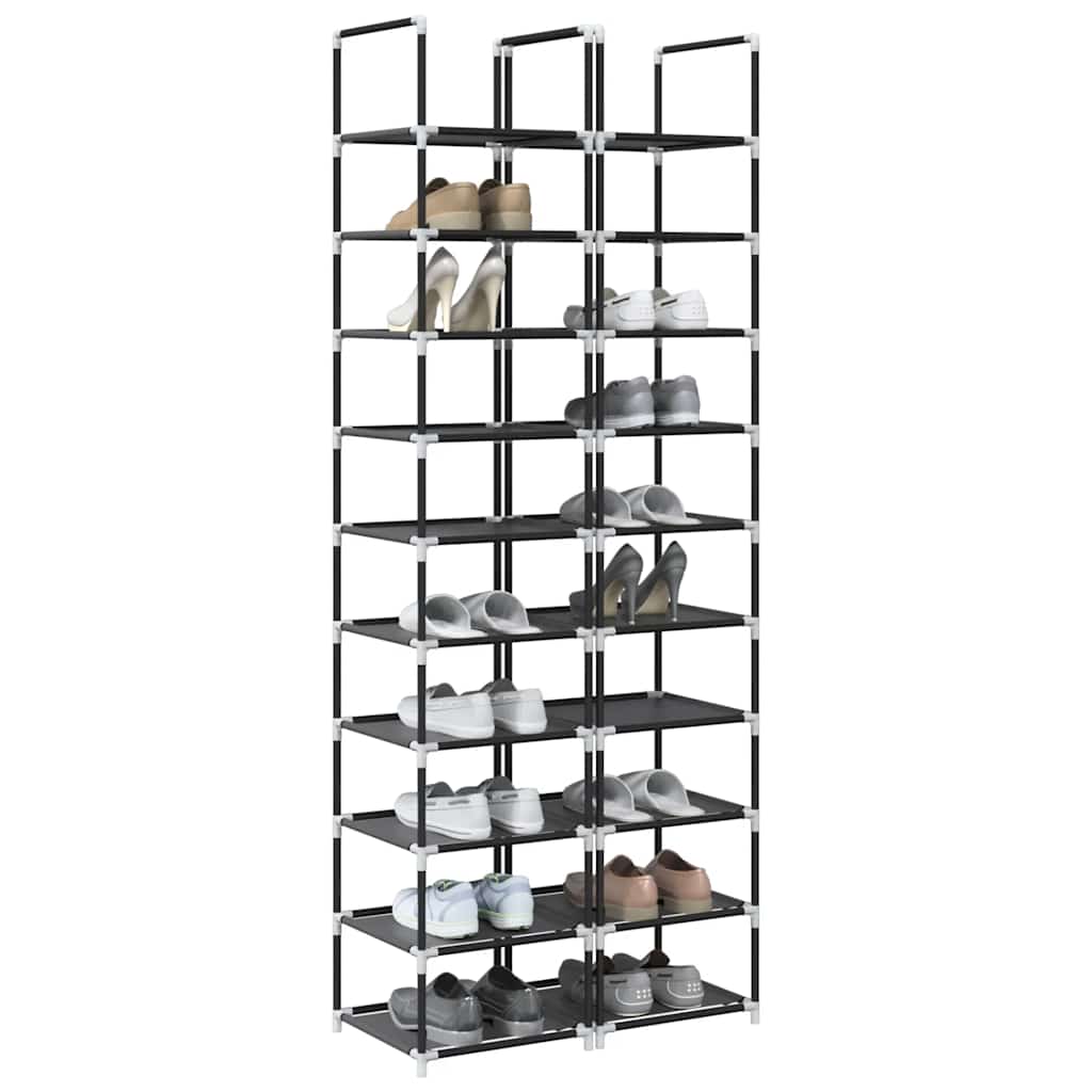Étagères chaussures 2 pcs 10niveaux 33x33x174cm tissu non-tissé - XIOS