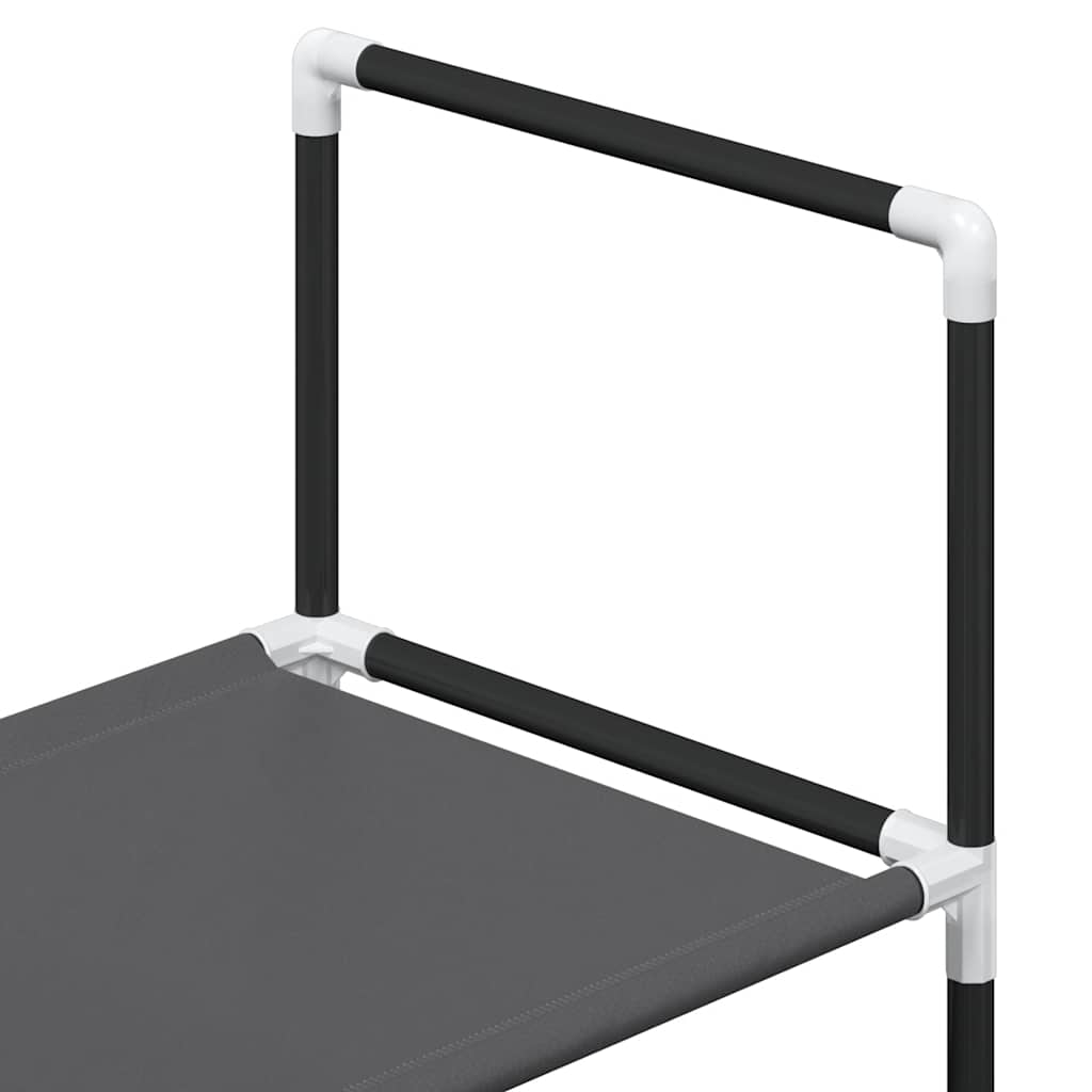 Étagère à chaussures 4 niveaux 44x28x77 cm tissu non-tissé - XIOS