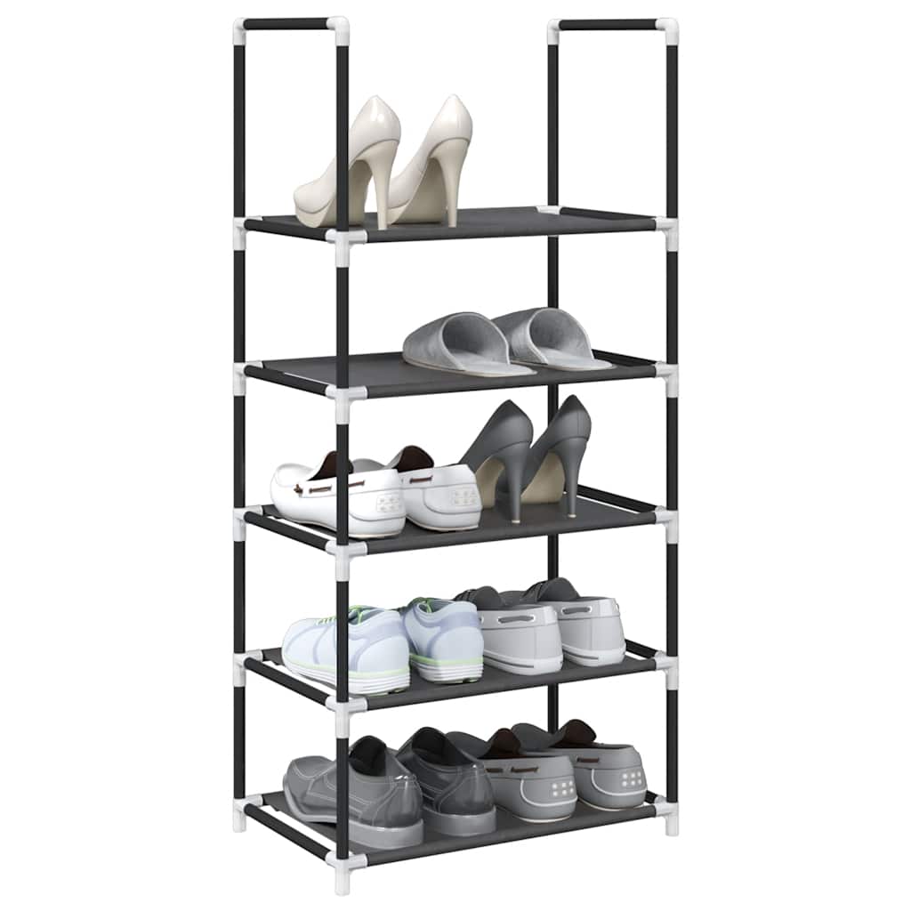 Étagère à chaussures 5 niveaux 44x28x94 cm tissu non-tissé