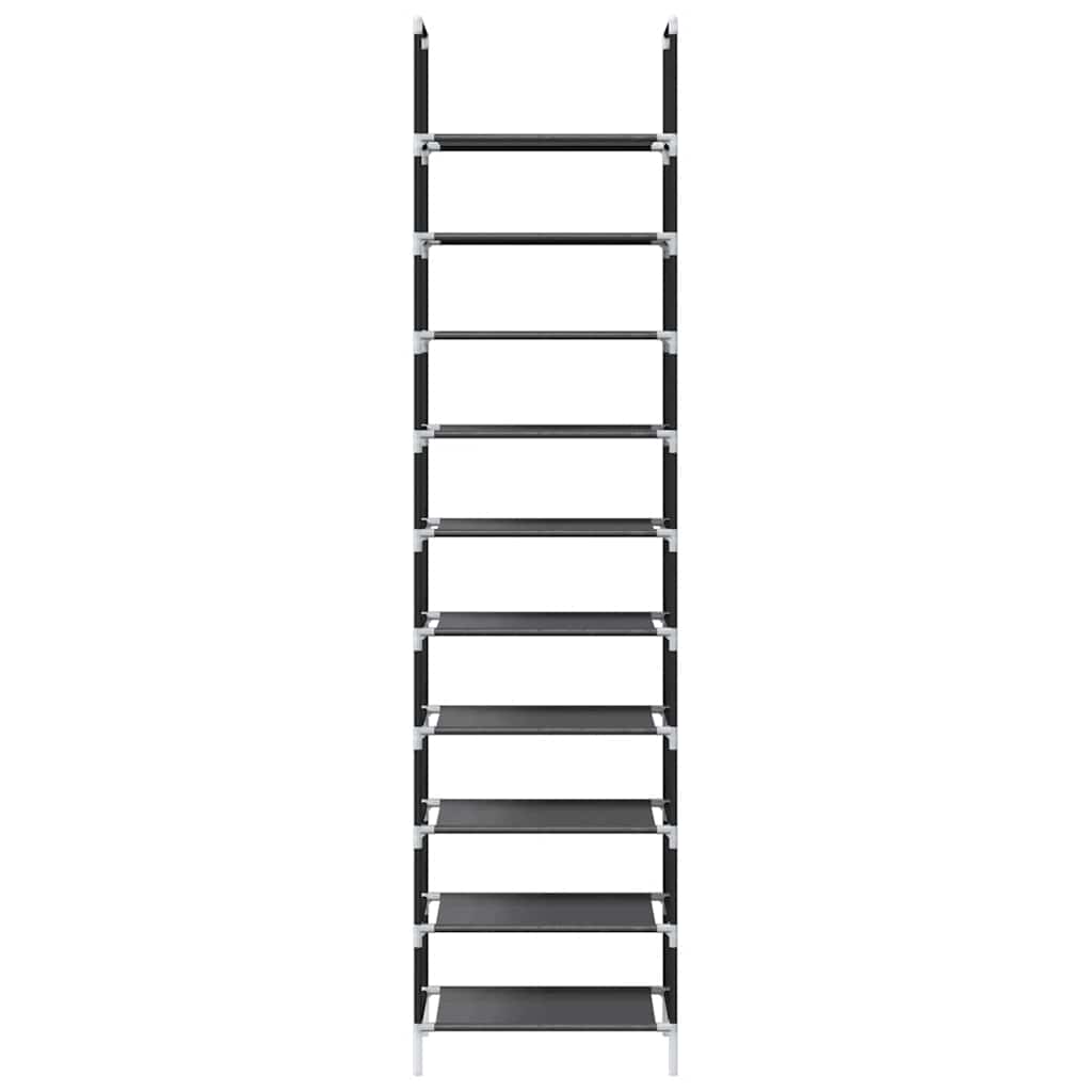 Étagère à chaussures 10 niveaux 44x28x180 cm tissu non-tissé - XIOS