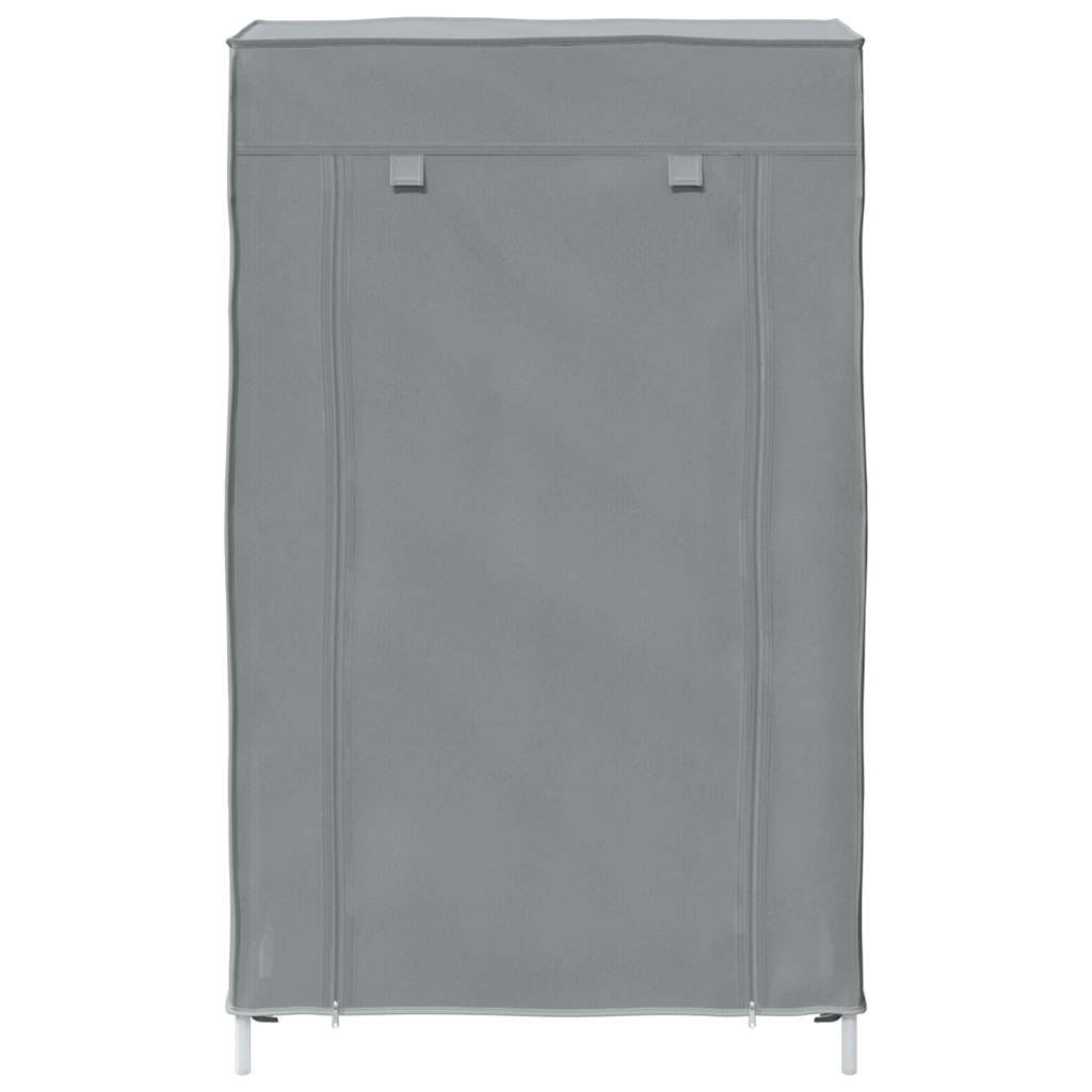 Meuble à chaussures gris 60,5x30x97 cm tissu non tissé - XIOS