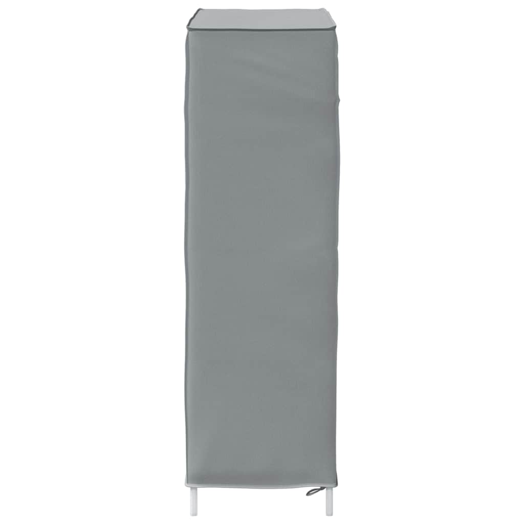 Meuble à chaussures gris 60,5x30x97 cm tissu non tissé - XIOS