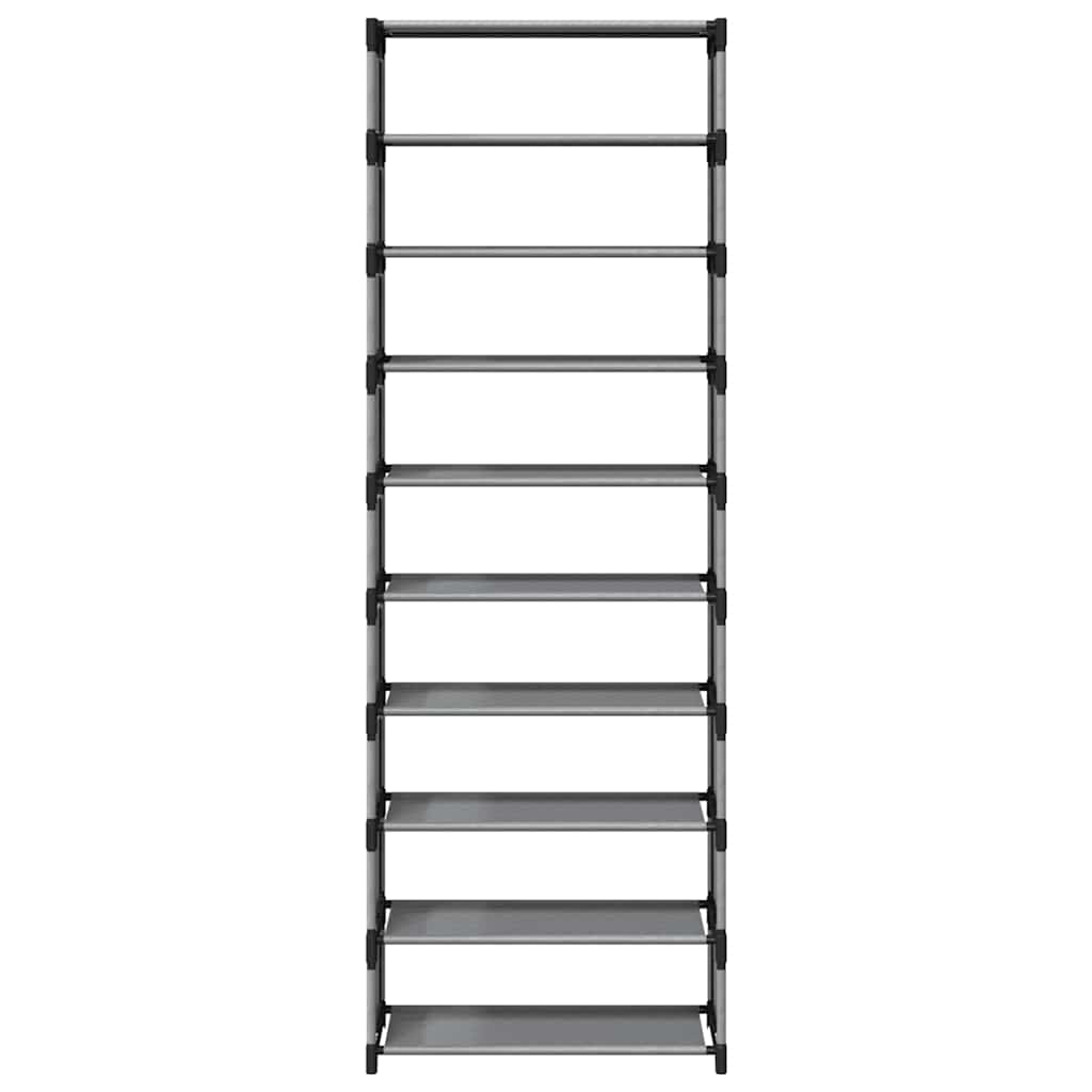 Étagère à chaussures 10 niveaux 54x28x158 cm tissu non-tissé - XIOS