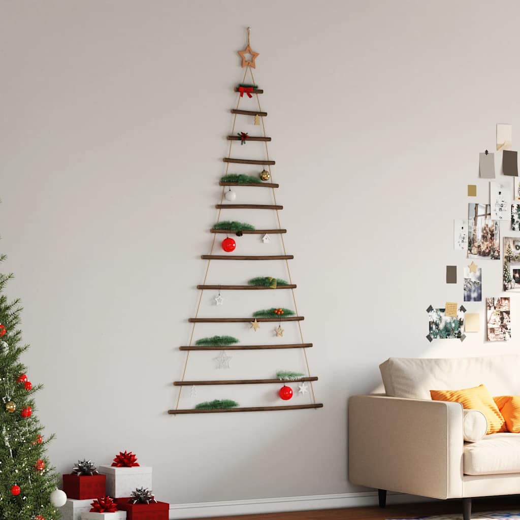 Sapin de Noël suspendu avec étoile supérieure 86 x 180 cm Branche naturelle - XIOS