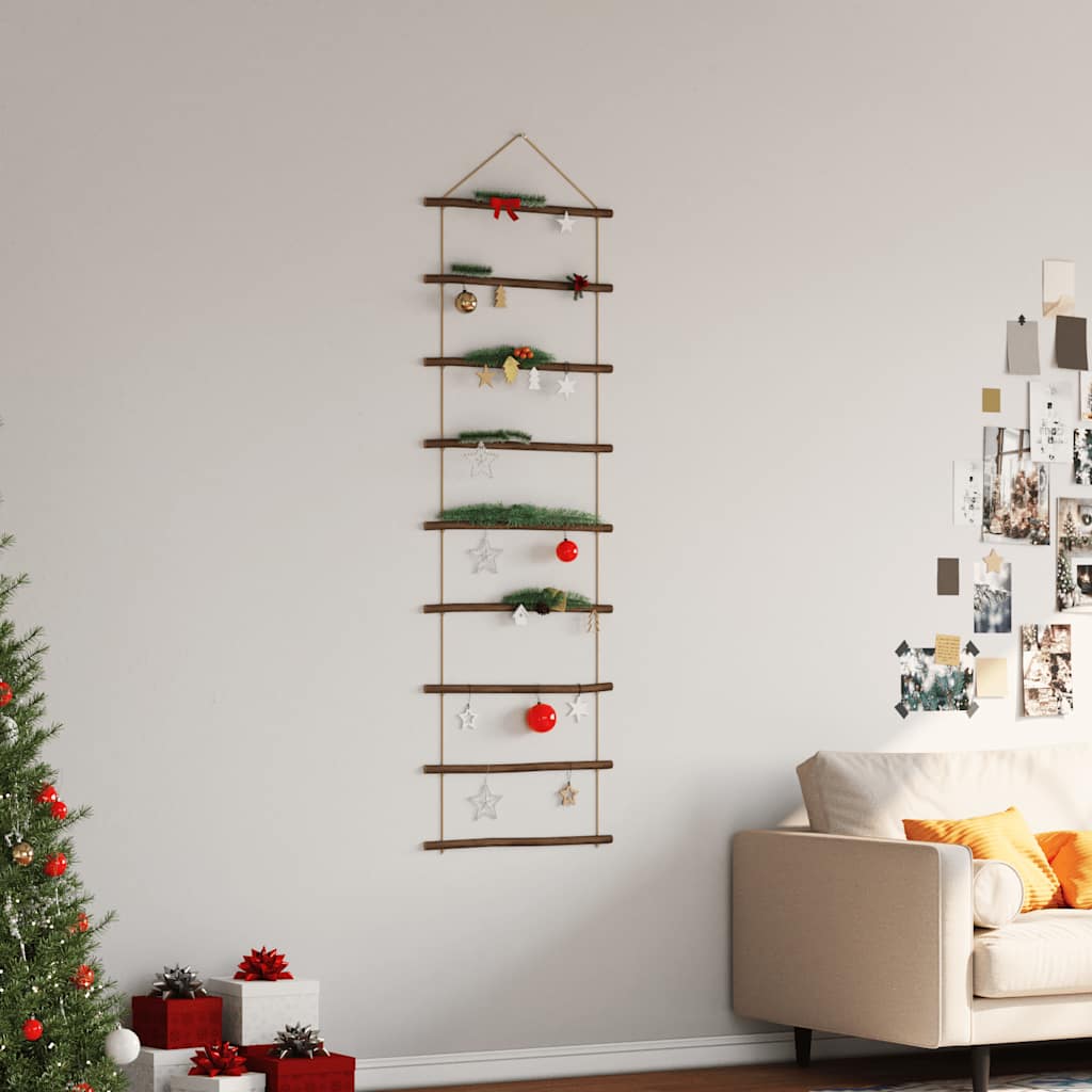 Décoration murale en forme d'échelle 50x150cm branche naturelle - XIOS