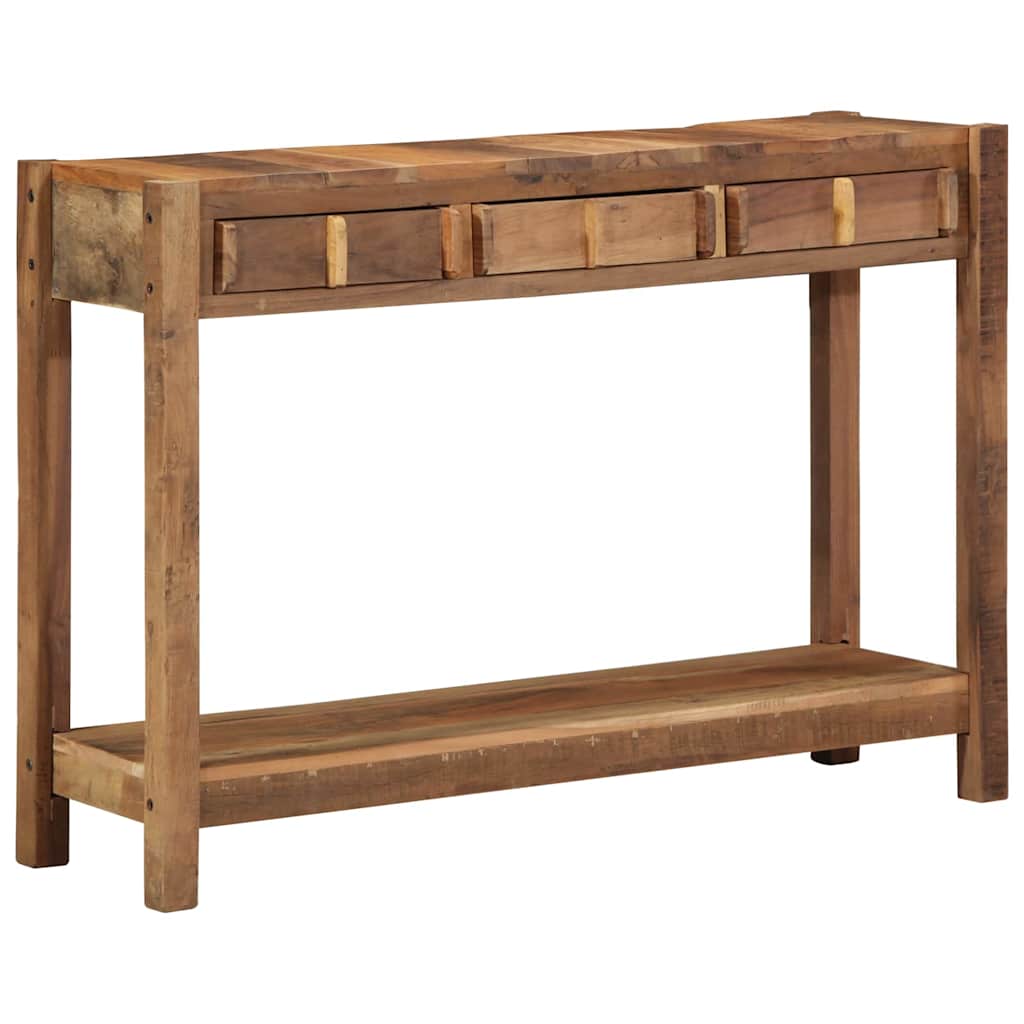 Table console avec tiroir avec stockage Marron 107 x 33 x 76 cm - XIOS