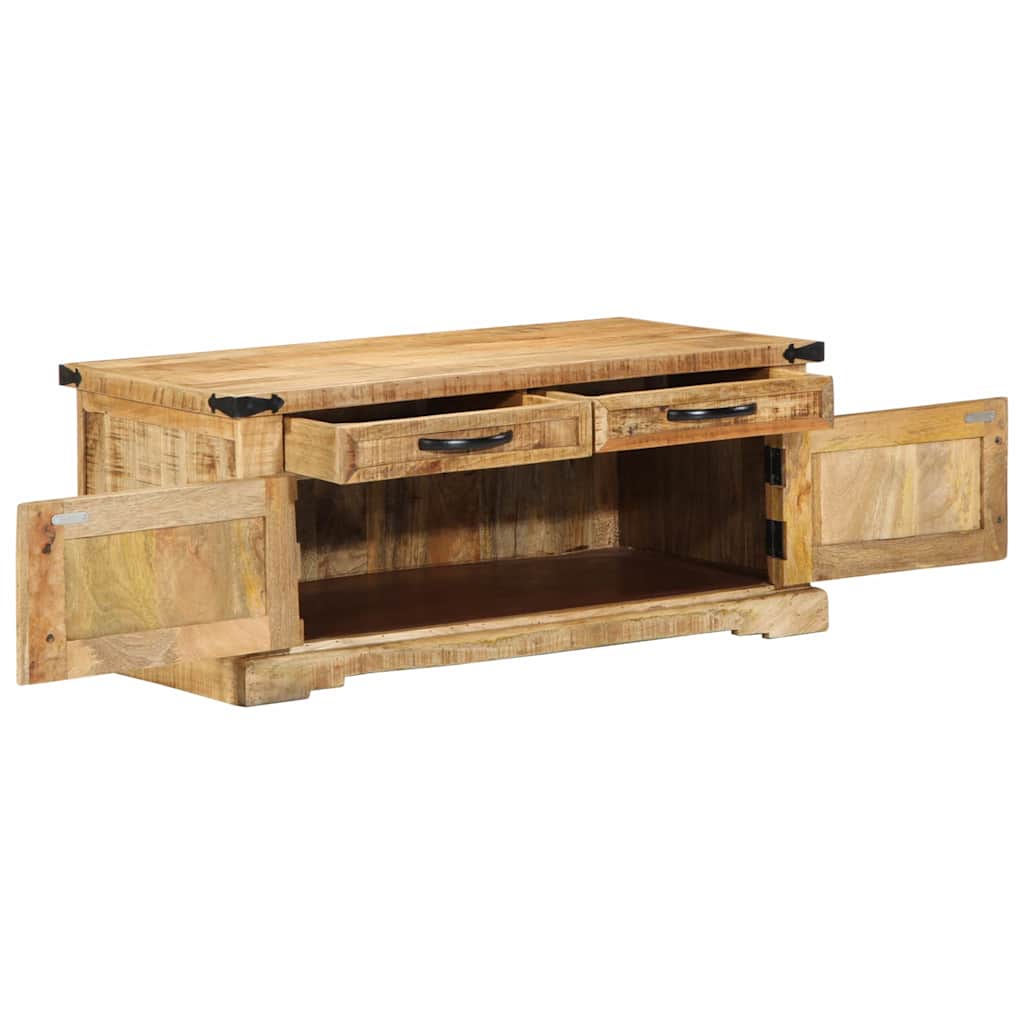 Table basse Marron 90 x 50 x 40 cm Bois de manguier massif - XIOS