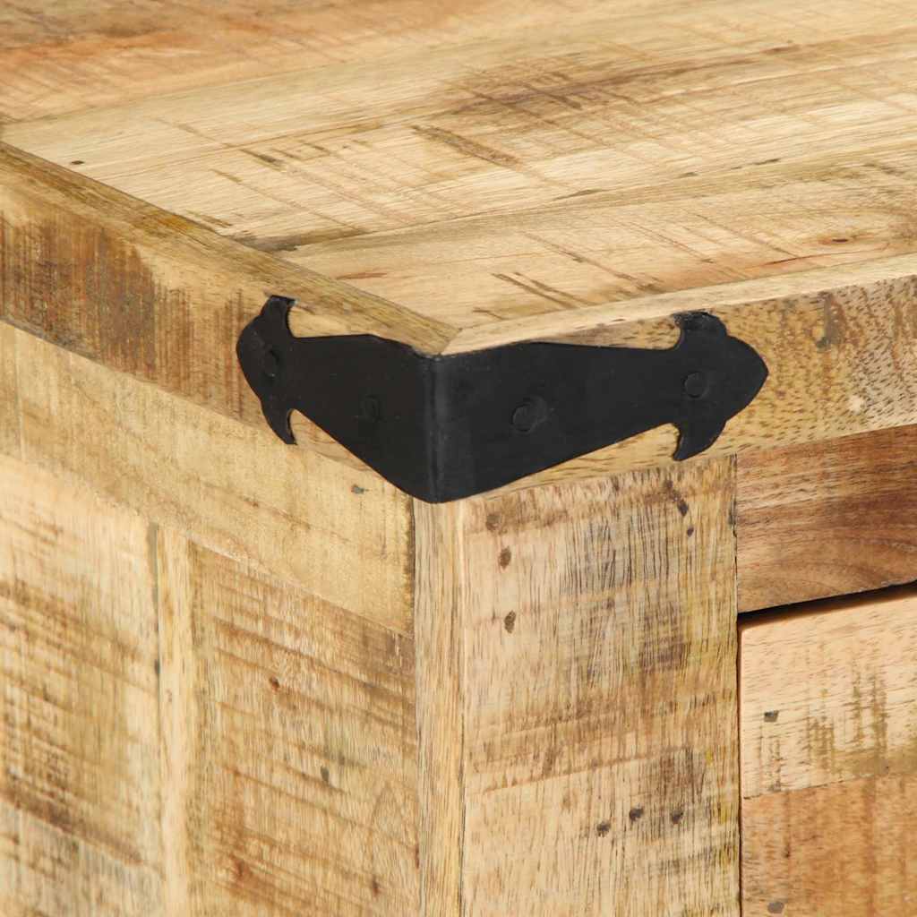 banc avec tiroir Marron 110 x 35 x 50 cm Manguier brut - XIOS
