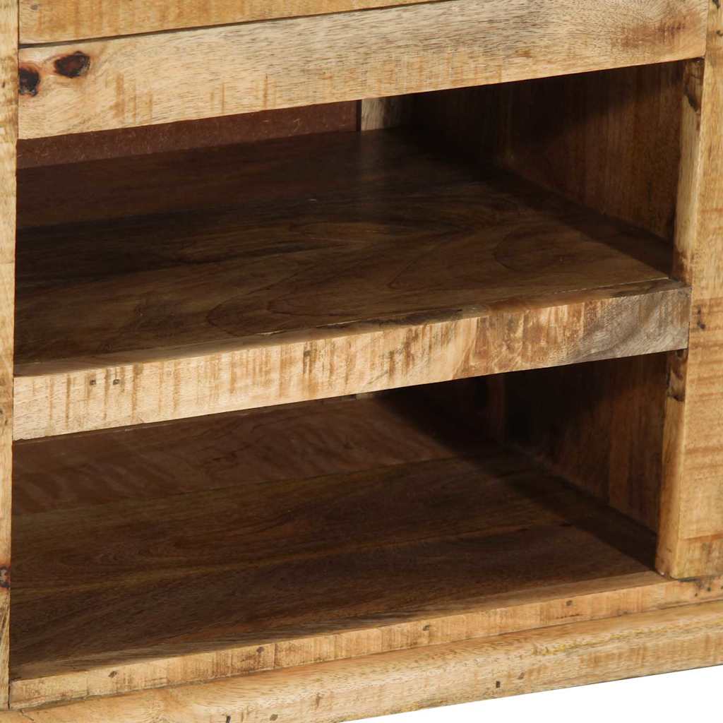 banc avec tiroir Marron 110 x 35 x 50 cm Manguier brut - XIOS