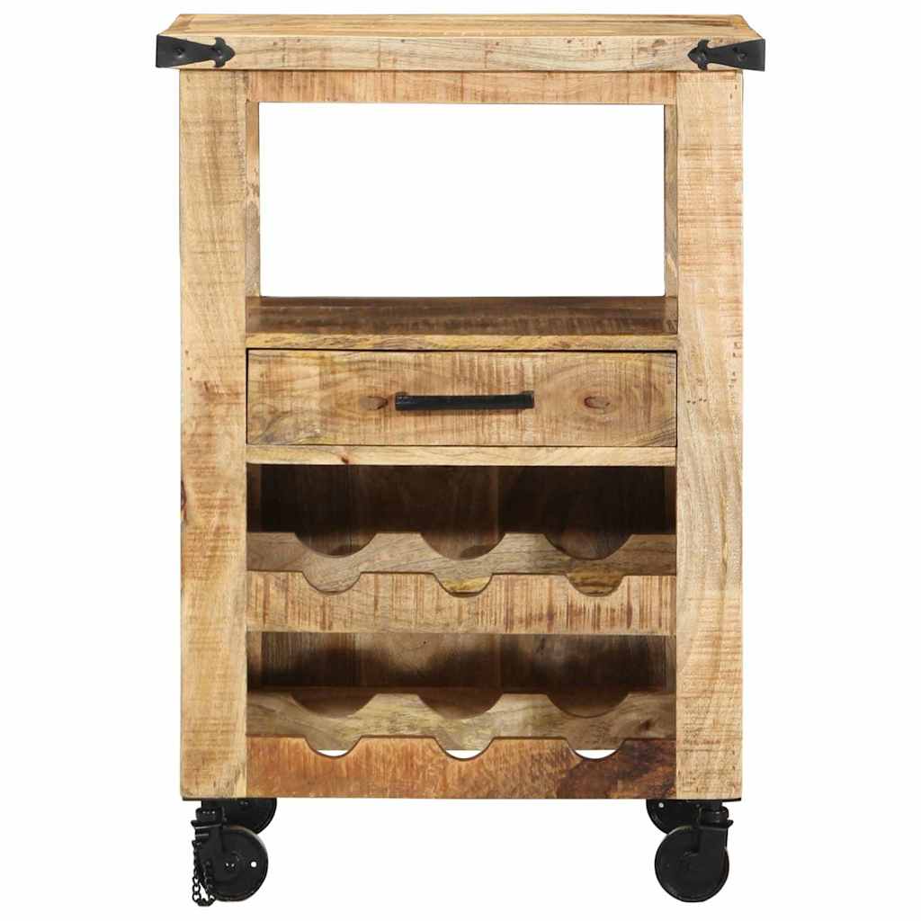 Chariot de cuisine Marron 55 x 40 x 80 cm Bois de mangue massif - XIOS