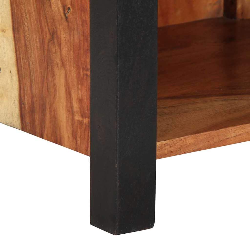 Cabinet de chevet Marron 40 x 35 x 50 cm Bois d'acacia massif - XIOS