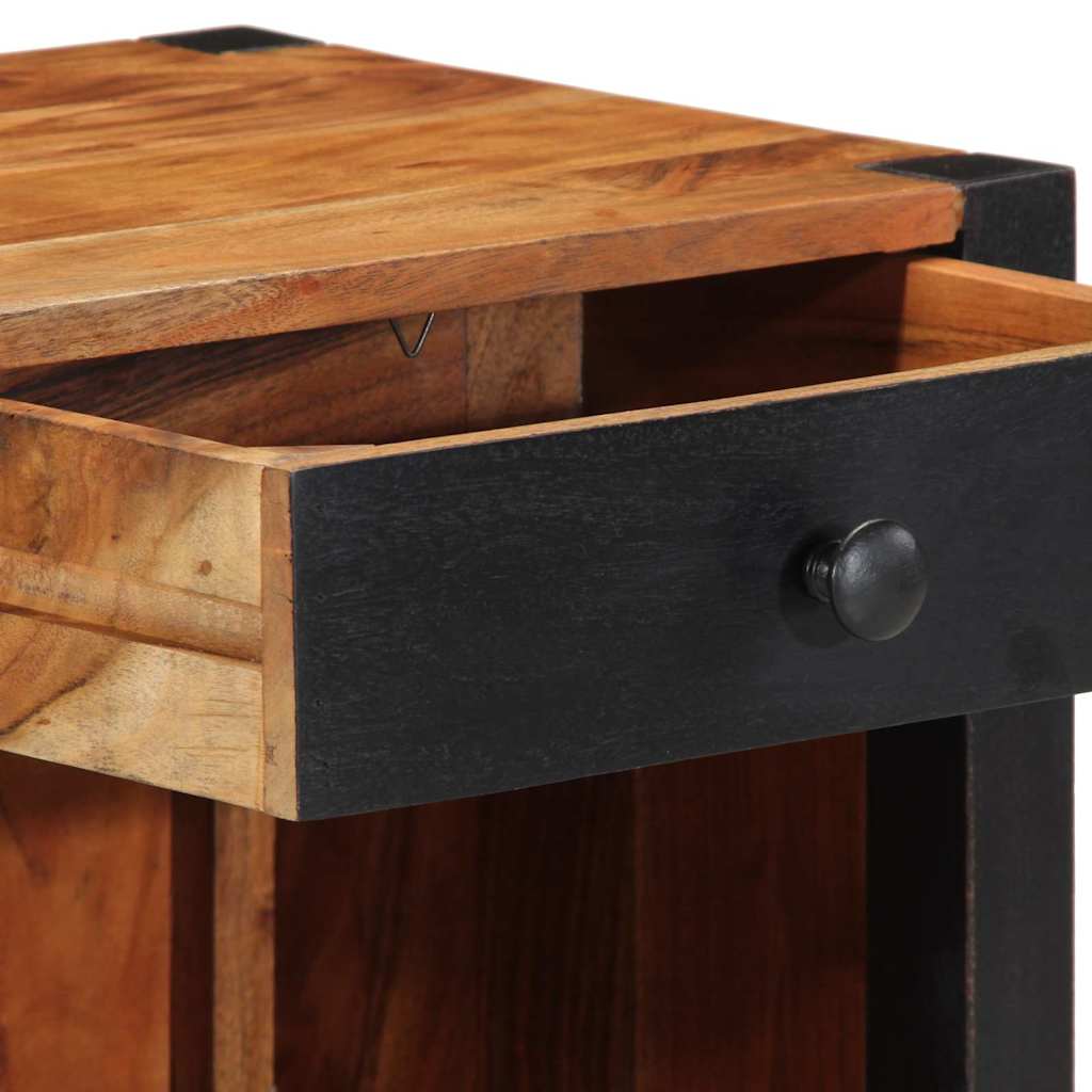 Cabinet de chevet avec tiroir 2 pcs Marron 40 x 35 x 50 cm - XIOS