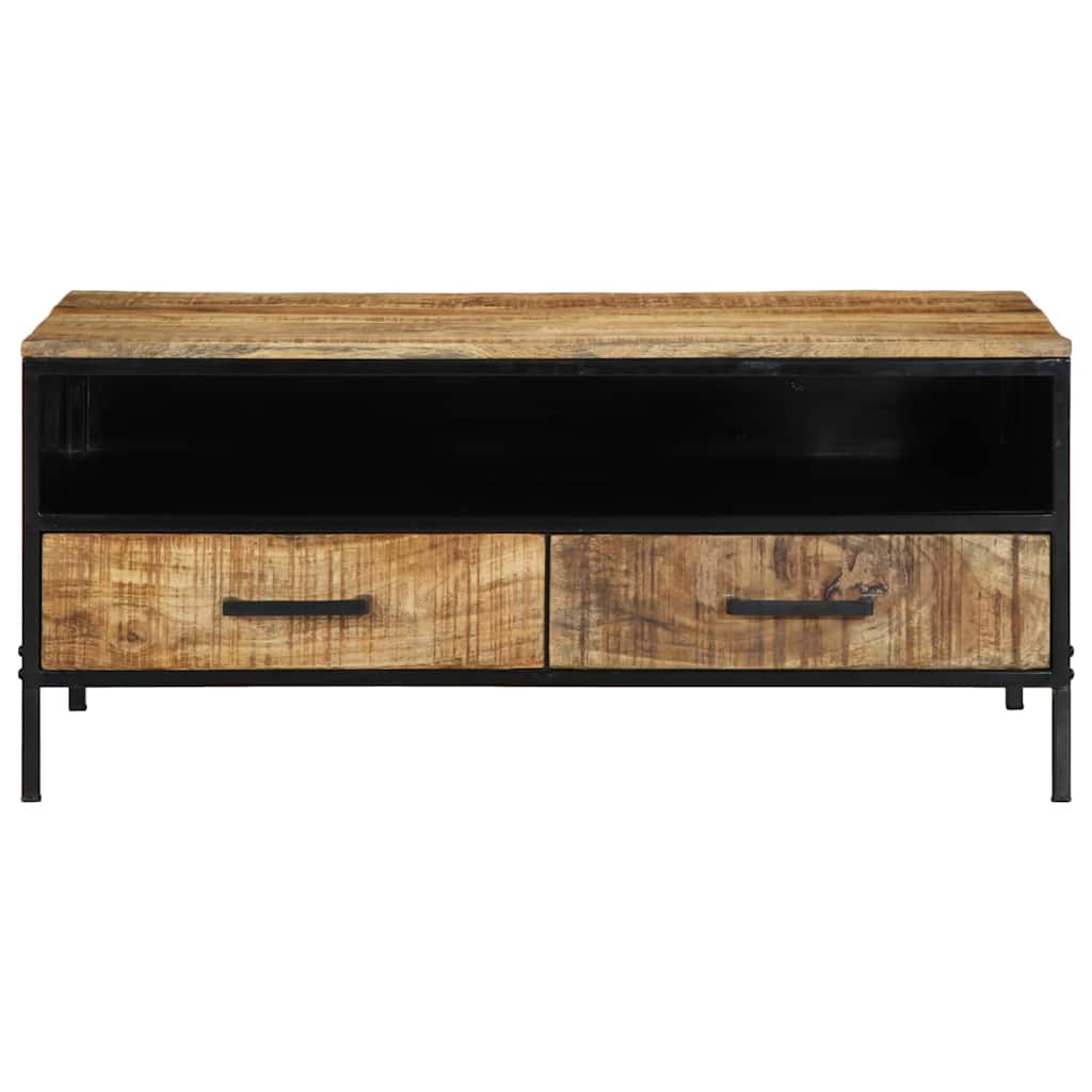 Table basse Marron 90 x 50 x 40 cm Bois de manguier massif - XIOS