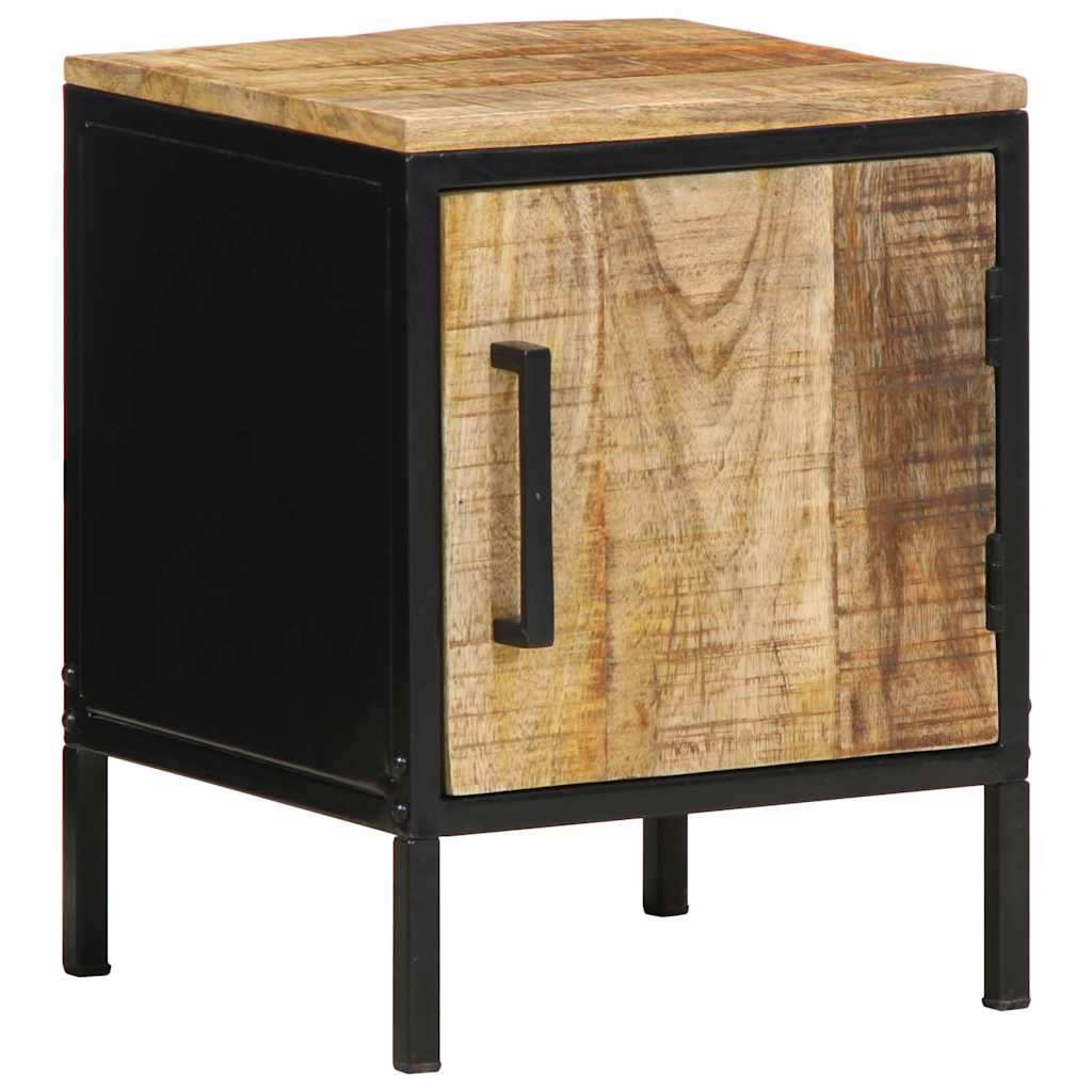 Cabinet de chevet Marron et noir 30 x 30 x 40 cm - XIOS