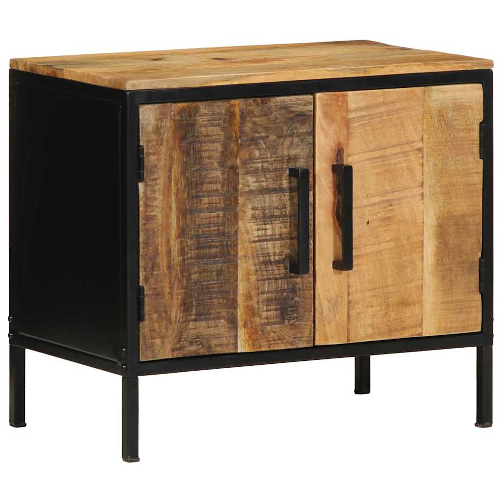 Cabinet de chevet Marron et noir 50 x 30 x 45 cm - XIOS