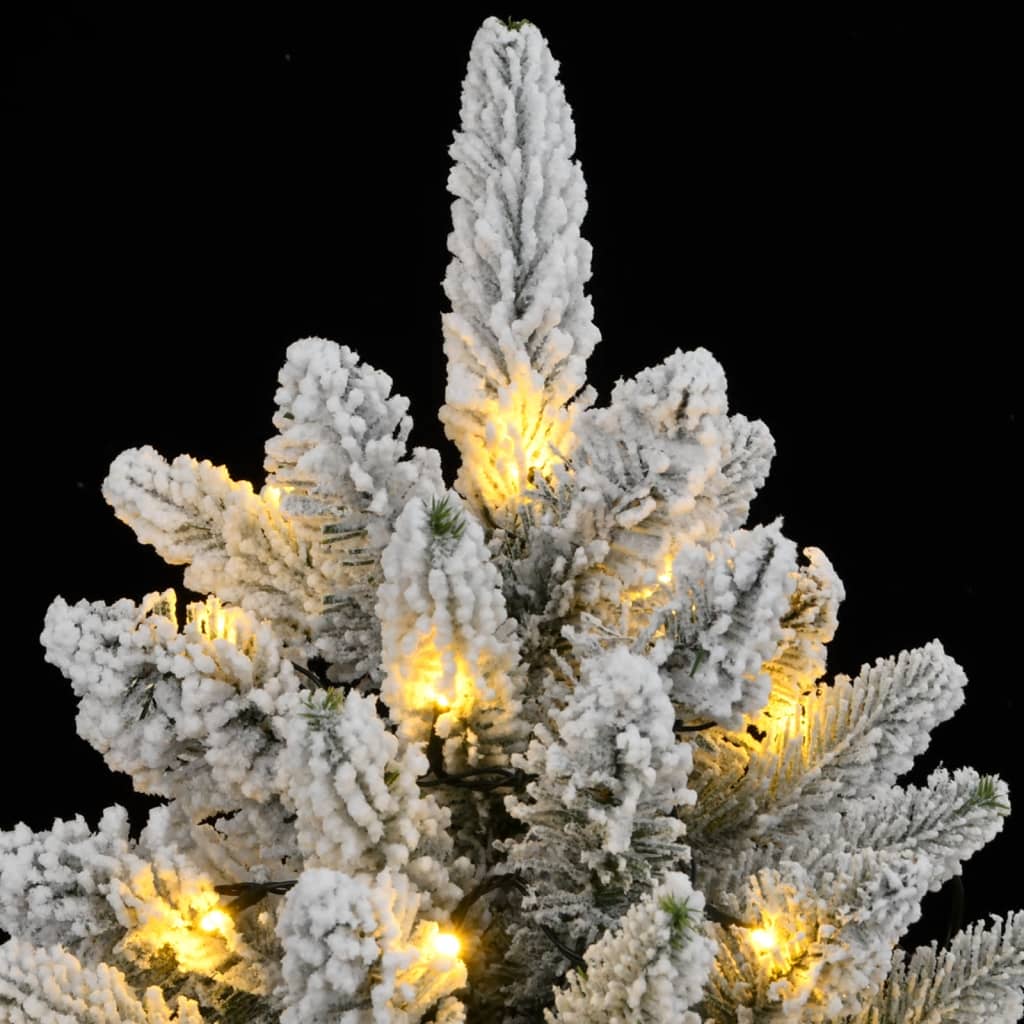 Sapin de Noël artificiel 300 LED et neige floquée 210 cm - XIOS