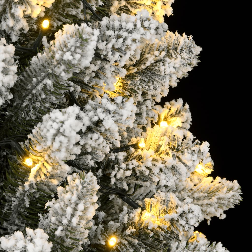 Sapin de Noël artificiel 150 LED et flocon de neige 120 cm - XIOS