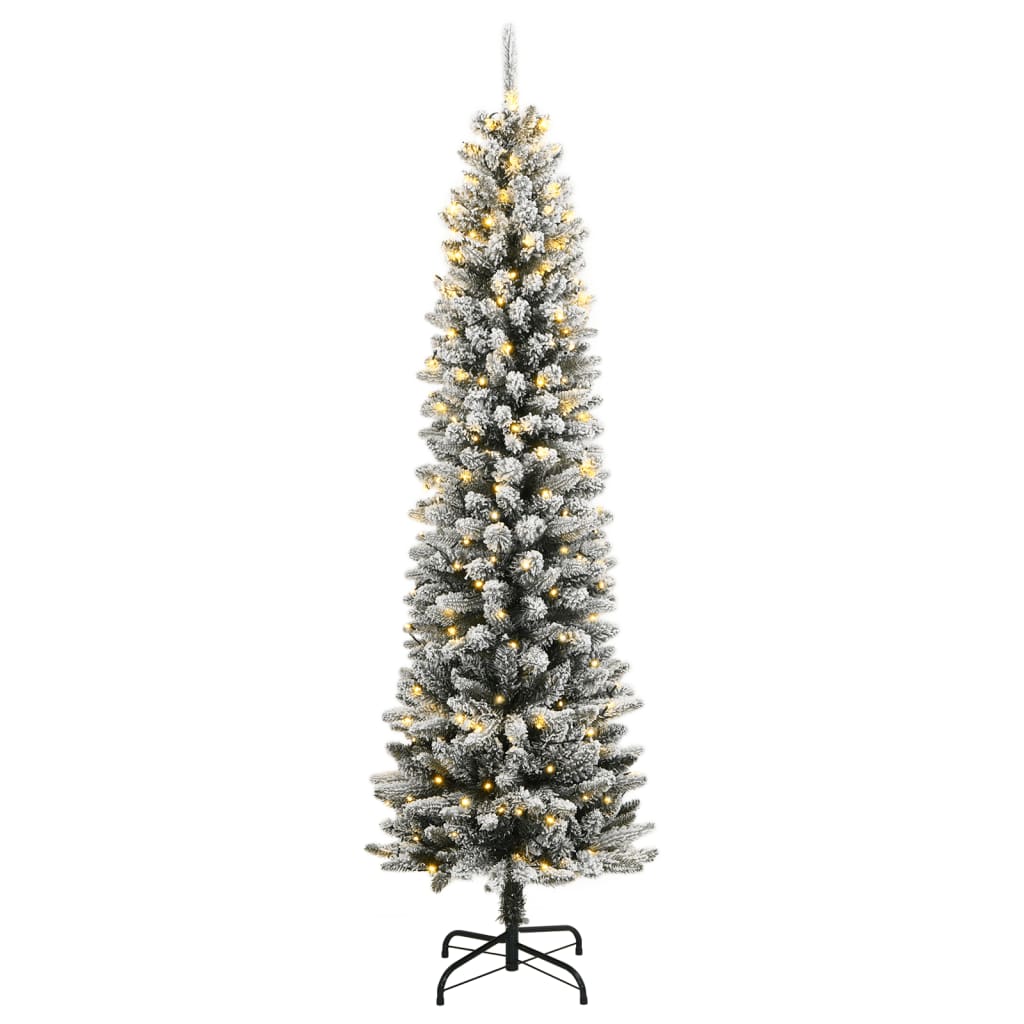Sapin de Noël artificiel 300 LED et neige floquée 210 cm - XIOS