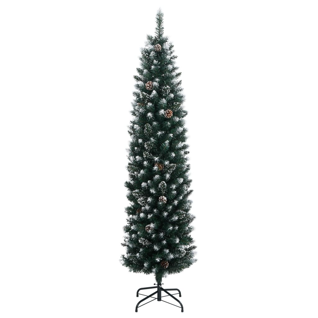 Sapin de Noël artificiel mince 300 LED 180 cm - XIOS